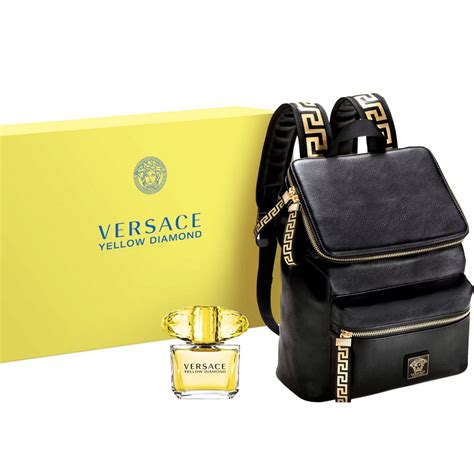 versace backpack perfume set